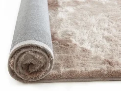 OZAIA Alfombra shaggy ultra suave de poliester de color 120x170 cm DOLCE