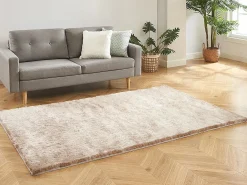 OZAIA Alfombra shaggy ultra suave de poliester de color 120x170 cm DOLCE
