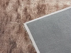 OZAIA Alfombra shaggy ultra suave de poliester de color 160x230 cm DOLCE