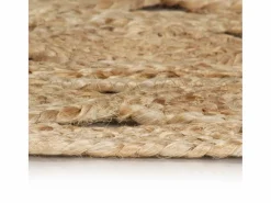 Sale Clicnbuy Alfombra tejida a mano de yute trenzado 90 cm Marru00f3n