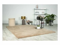 Discount Meublorama Alfombra 230x160cm, diseño D005M color champán - Confort y elegancia para su interior Rosa palo