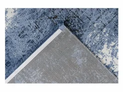 Clearance Meublorama Alfombra 150x80cm, diseño E409E color - Confort y elegancia para su interior Azul