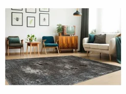 Outlet Alfombra 330x240cm, diseño E209E color plata - Confort y elegancia para su interior. Alfombra Infantil
