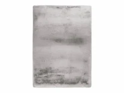 Discount Meublorama Alfombra 290x200cm, diseño E009Y color plata - Confort y elegancia para su interior Plateado