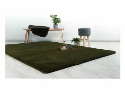 Best Meublorama Alfombra 170x120cm, diseño H008N color verde albahaca - Confort y elegancia para su interior Verde pino