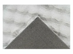 New Meublorama Alfombra 150x80cm, diseño H008Y en color plata - Confort y elegancia para su interior Gris