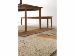Discount Alfombra yute y lana 240 cm diam. Alfombra Redonda