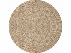 Online Alfombra ZIZUR apariencia de yute interior y exterior 160 cm ES20165 Alfombra Redonda
