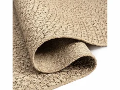 Clicnbuy Alfombra ZIZUR apariencia de yute interior exterior 100x200 cm