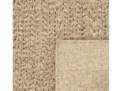 Clicnbuy Alfombra ZIZUR apariencia de yute interior exterior 100x200 cm