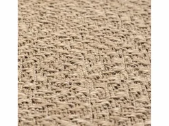 Clicnbuy Alfombra ZIZUR apariencia de yute interior exterior 100x200 cm