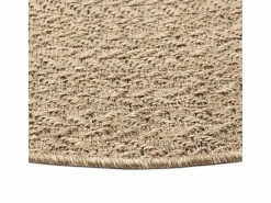 Outlet Alfombra ZIZUR apariencia de yute interior y exterior 120 cm ES81927 Marru00f3n