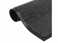 New Alfombras de entrada rectangulares de nudo 2 uds gris 90x150 cm ES428651 Felpudo