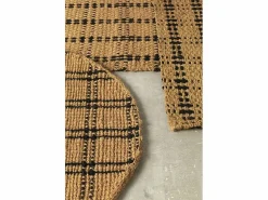Alfombrilla fibra de coco 45x75 cm Marru00f3n