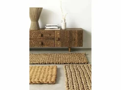 New Alfombrilla yute 60x120 cm Marru00f3n