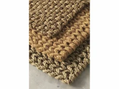 Outlet Alfombrilla yute 60x120 cm Marru00f3n