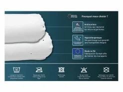 Best Almohada antiácaros LUXE ancho 140 cm Travesaño