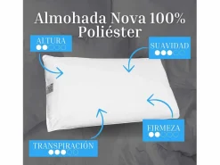 Discount Almohada Nova Moshy Fibra y 100% Poliéster 90 cm