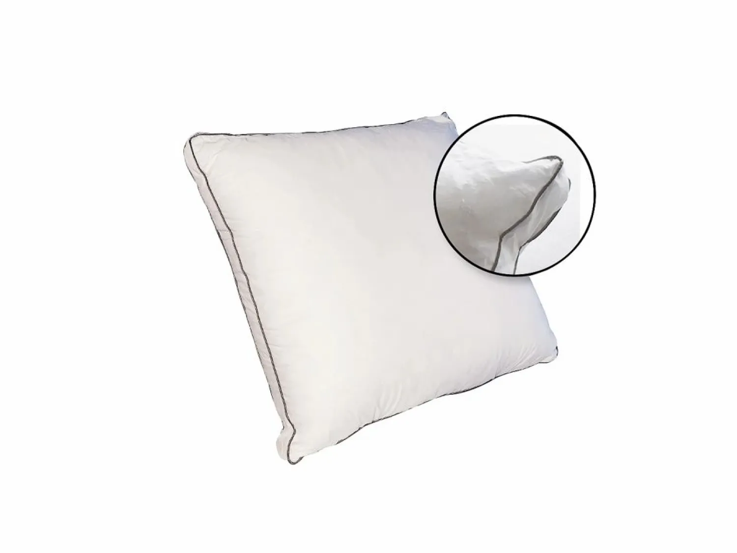 Sale Palacio Almohada sensación plumón percal 91 hilos/ cm² - 50 x 70 cm - 700 gr - - AUXENCE Blanco