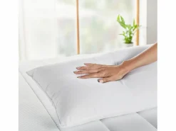 New Almohada 50x30cm | HOME | Fibra | Antialérgica | 100% Algodón Almohada