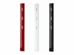 MSO Alti perchero de pared lacado diseño negro - Negro