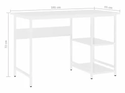 Garden Furniture André-Léon Escritorio para ordenador de MDF y metal 105x50x72 cm