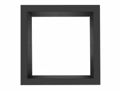 Discount Anillo de Chimenea Cuadrado SucceBuy, con Revestimiento Exterior de Acero 91 x 92 cm para Chimenea, Anillo de Fogata Negro