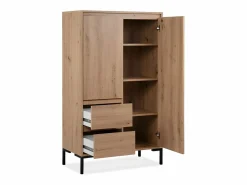 Discount Aparador Alto 2 Puertas 2 Cajones y 2 Estantes H139 cm - Plock Aparador