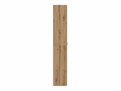 Aparador alto en madera de roble labrada artesanalmente 60x32x190 cm