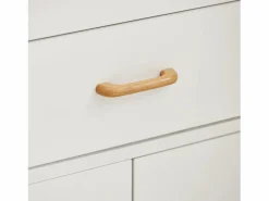 Best Sobuy Aparador Auxiliar bajo de Cocina con 2 Puertas y 1 cajón, para microondas,L62 cm x P40 cm x H119 cm FSB12-W ES Blanco