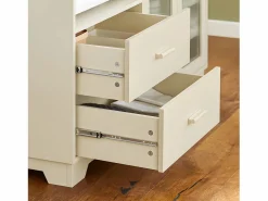 Aparador Cocina para microonda Buffet para Comedor Entrada Salón con 2 puertas 2 cajones y 1 compartimento abierto 120 x 40 x 90 cm FSB81-MI ES Aparador De Cocina