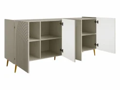 Outlet Vente-unique Aparador con 4 puertas - - NORSIM de Pascal Morabito Beige