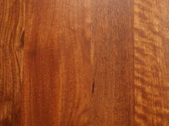 Vente-unique Aparador con 3 puertas de madera de mango y metal - Natural y negro - BALIMELA