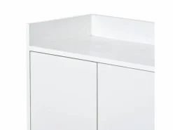 Hot Aparador con 4 puertas sin tirador - estilo contemporáneo - madera + metal - Aparador