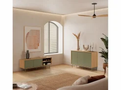 VS Venta-stock Aparador Cuzco 3 puertas color Roble/