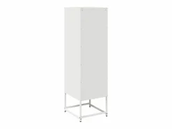 vidaxl Aparador de acero laminado en frío 36x39x123 cm