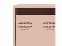 New vidaxl Aparador de acero laminado en frío 135x39x73,5 cm Rosa