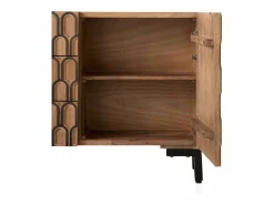 New Aparador de madera maciza de mango marrón Aparador
