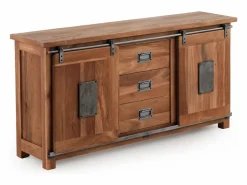 Best Aparador de madera maciza de acacia reciclada Aparador