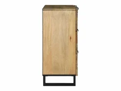 Clearance Aparador de madera maciza de mango de 60x33,5x75 cm Mueble De Bebé