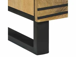 Clearance Aparador de madera maciza de mango de 60x33,5x75 cm Mueble De Bebé