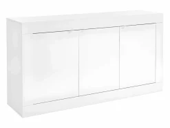 Sale Vente-unique Aparador design 3 puertas lacado COMETE Blanco