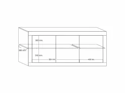 Sale Vente-unique Aparador design 3 puertas lacado COMETE Blanco