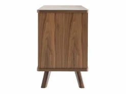 Hot Miliboo Aparador diseño nogal FIFTIES Marru00f3n