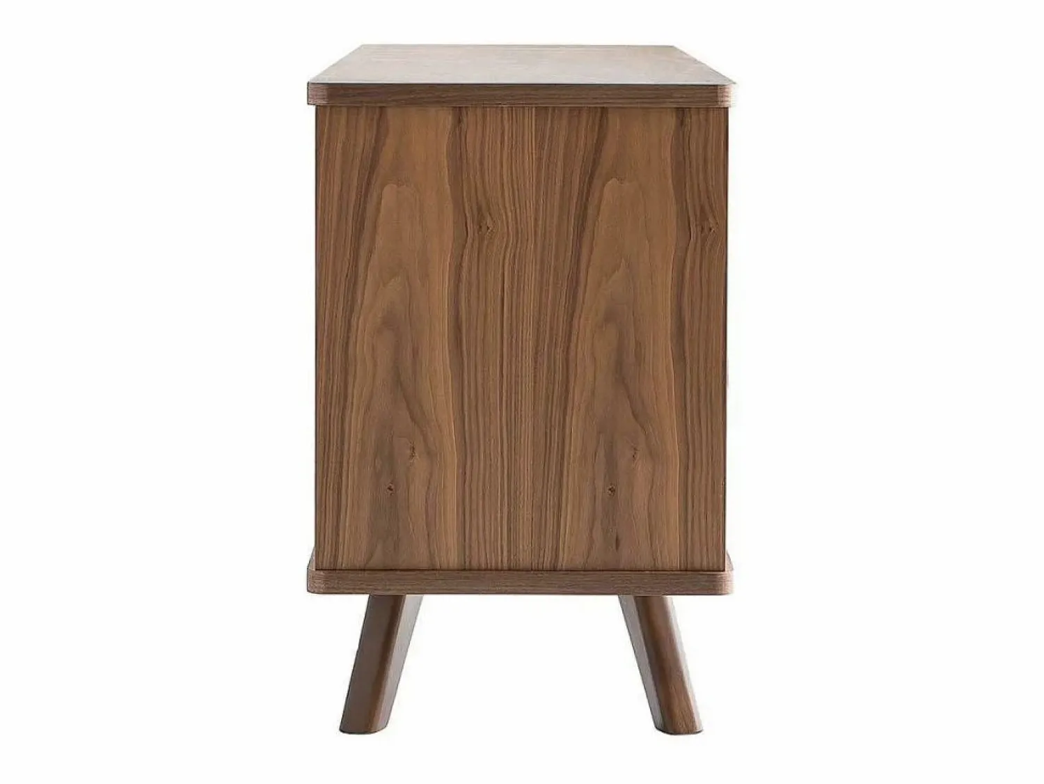 Hot Miliboo Aparador diseño nogal FIFTIES Marru00f3n