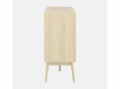 Discount Sweeek Aparador escandinavo efecto madera con 2 puertas, 150cm natural Marru00f3n
