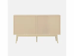 Discount Sweeek Aparador escandinavo efecto madera con 2 puertas, 150cm natural Marru00f3n