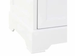 vidaxl Aparador galés con 4 puertas MDF y madera de pino 80x40x180 cm