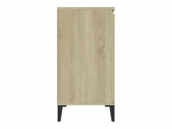 Discount Aparador madera contrachapada color roble Sonoma 102x35x70 cm Aparador