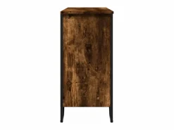 Clearance Aparador madera de ingeniería roble ahumado 101x35,5x74,5 cm Aparador